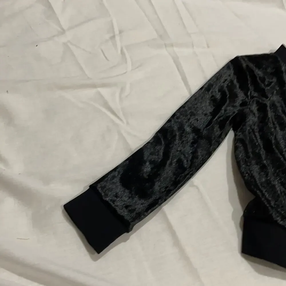 Harper canyon 4 black lightweight bomber euc